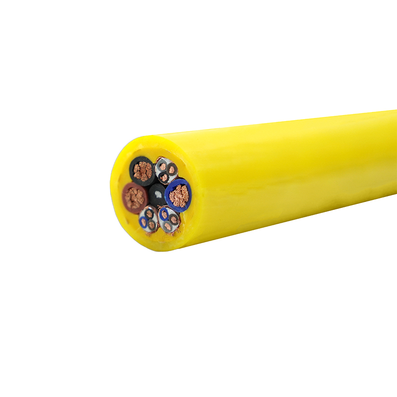 Upprullningskabel för gripskopa