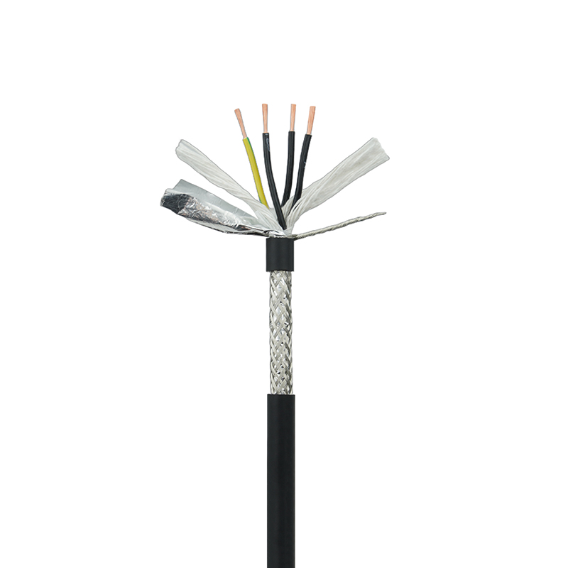 Flexibel, skärmad tvinnad dragkedjekabel