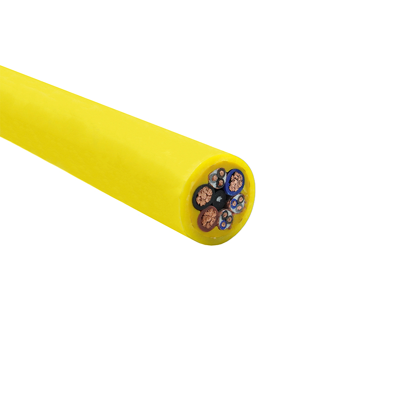 Upprullningskabel för gripskopa