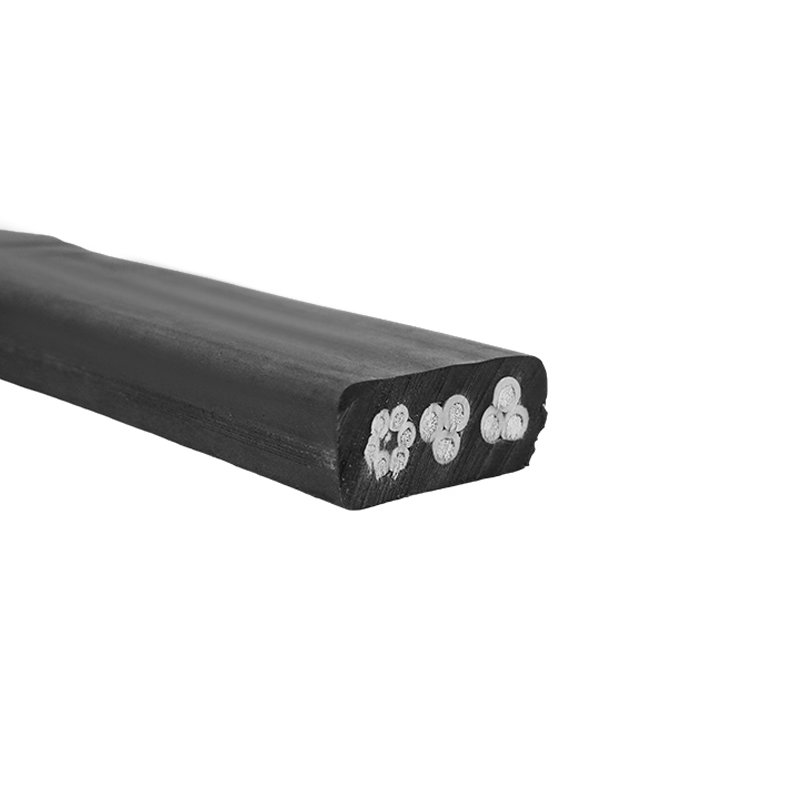 Medium platt allmän gummikabel