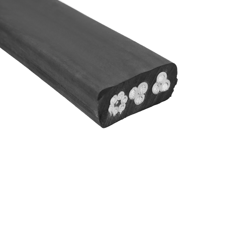 Medium platt allmän gummikabel